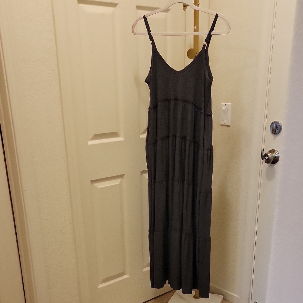 Charcoal Maxi Dress